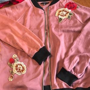 Pink flower jacket